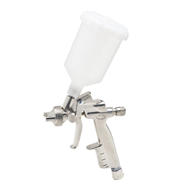 GF/3 - MINI-Aerografo GETTO A ROSA E VENTAGLIO per verniciatura - TAZZA SUPERIORE NYLON - IN SCATOLA - Pistole a Spruzzo - Ani GF/3 - MINI-Aerografo GETTO A ROSA E VENTAGLIO per verniciatura - TAZZA SUPERIORE NYLON - IN SCATOLA - Pistole a Spruzzo - Ani